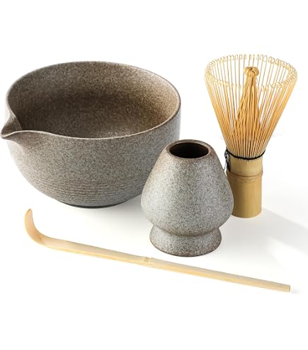 白楽茶碗　野立て茶器一式　茶筅　茶杓 Amazon | 片口抹茶碗セット 茶道具 岩の白 | お点前用, 茶碗, 茶筅立て